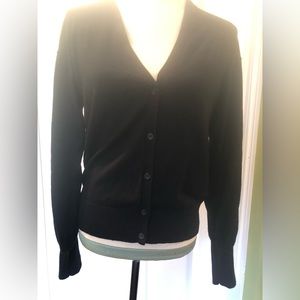 Gap Black V neck Cardigan Medium Tall